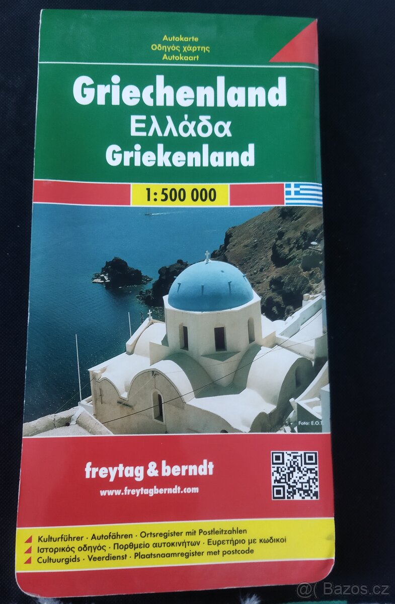 Mapa Řecko 1:500 000