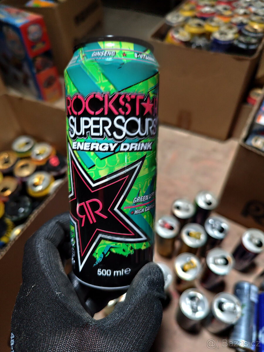 Plechovky od Energy Drinků Rockstar - 2