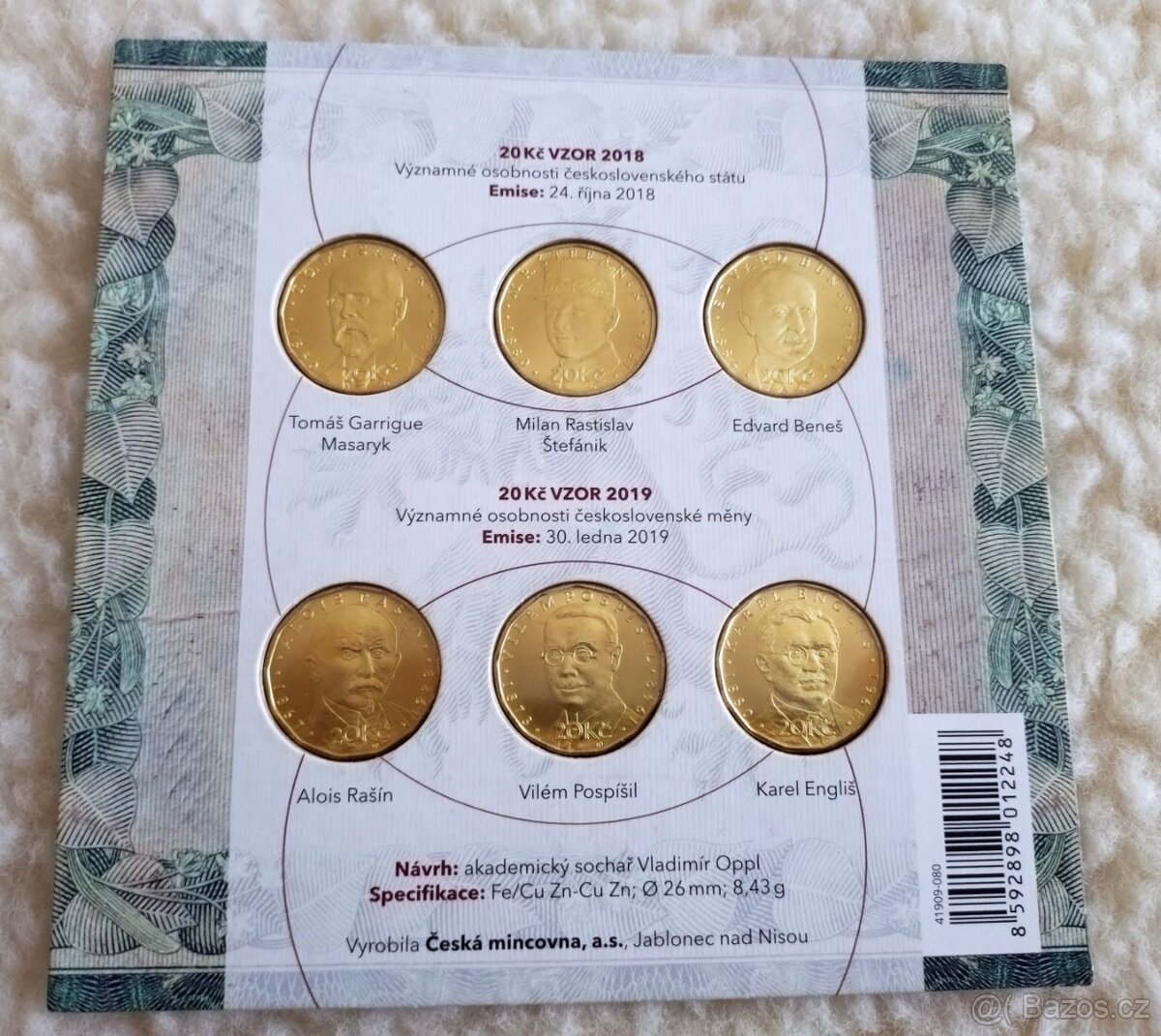 20Kč výroční mince (2018_2019)