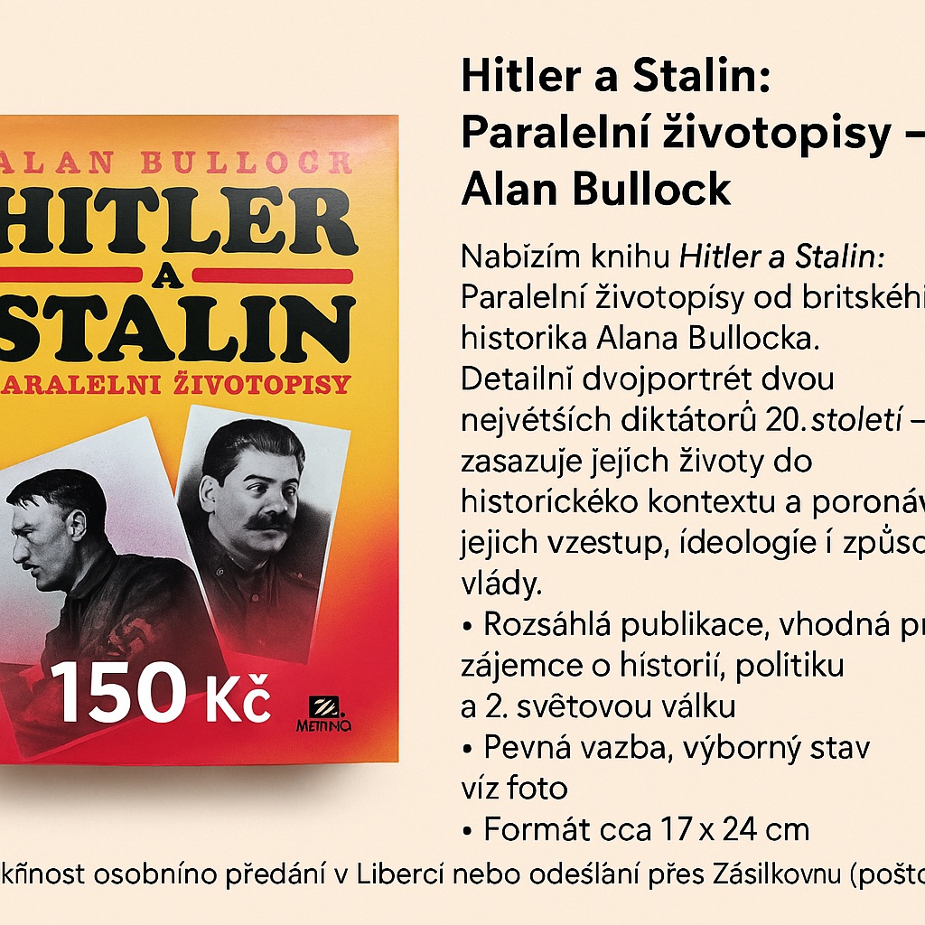 Hitler a Stalin: Paralelní životopisy – Alan Bullock