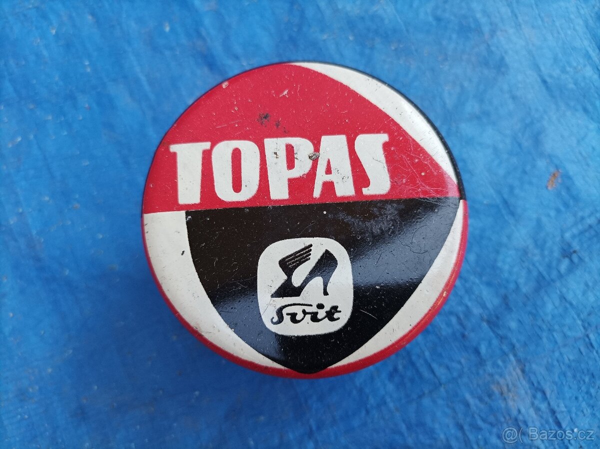 Plechová krabička Topas Svit