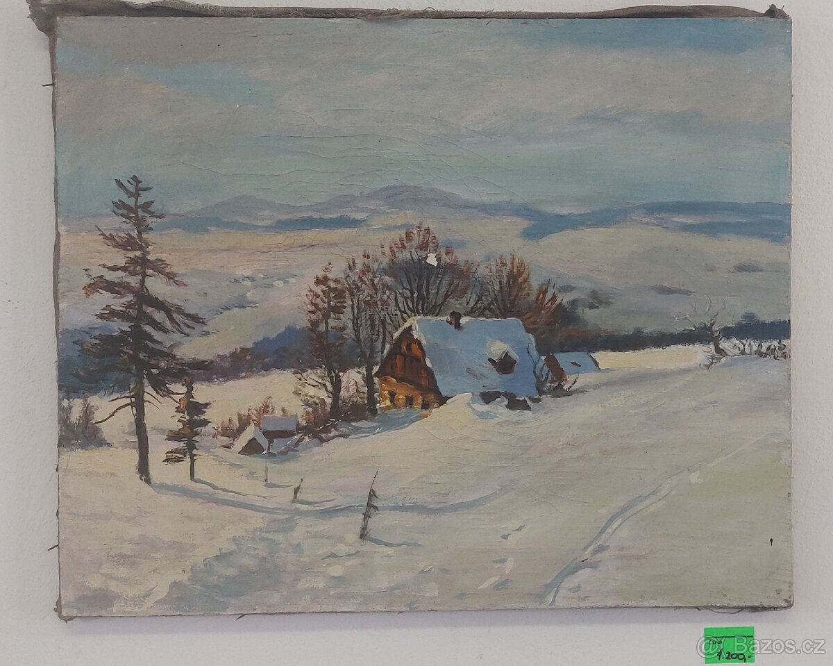Obraz - zimní krajina