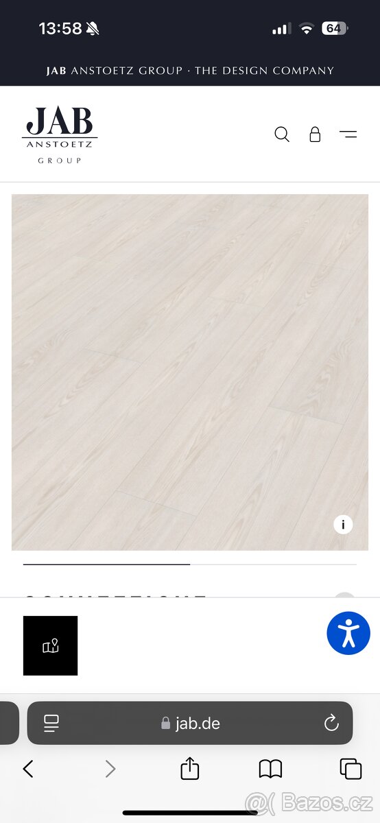 Světlá podlaha VINYL (lepený)