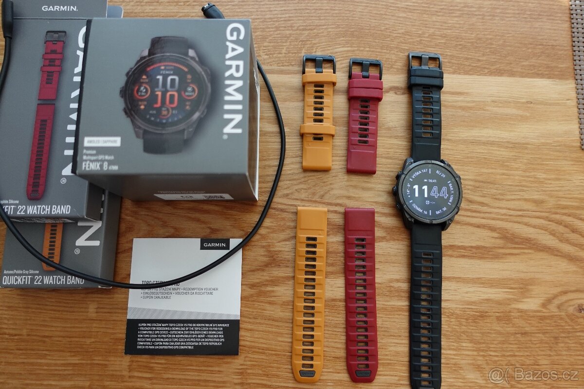 Prodám GARMIN FENIX 8 TITANIUM 47 MM