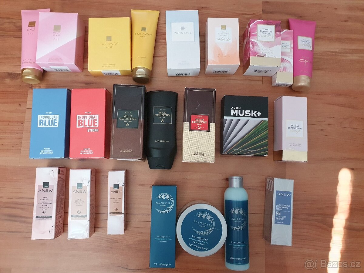 Parfémy. Cena za ks nebo sadu od 90,-