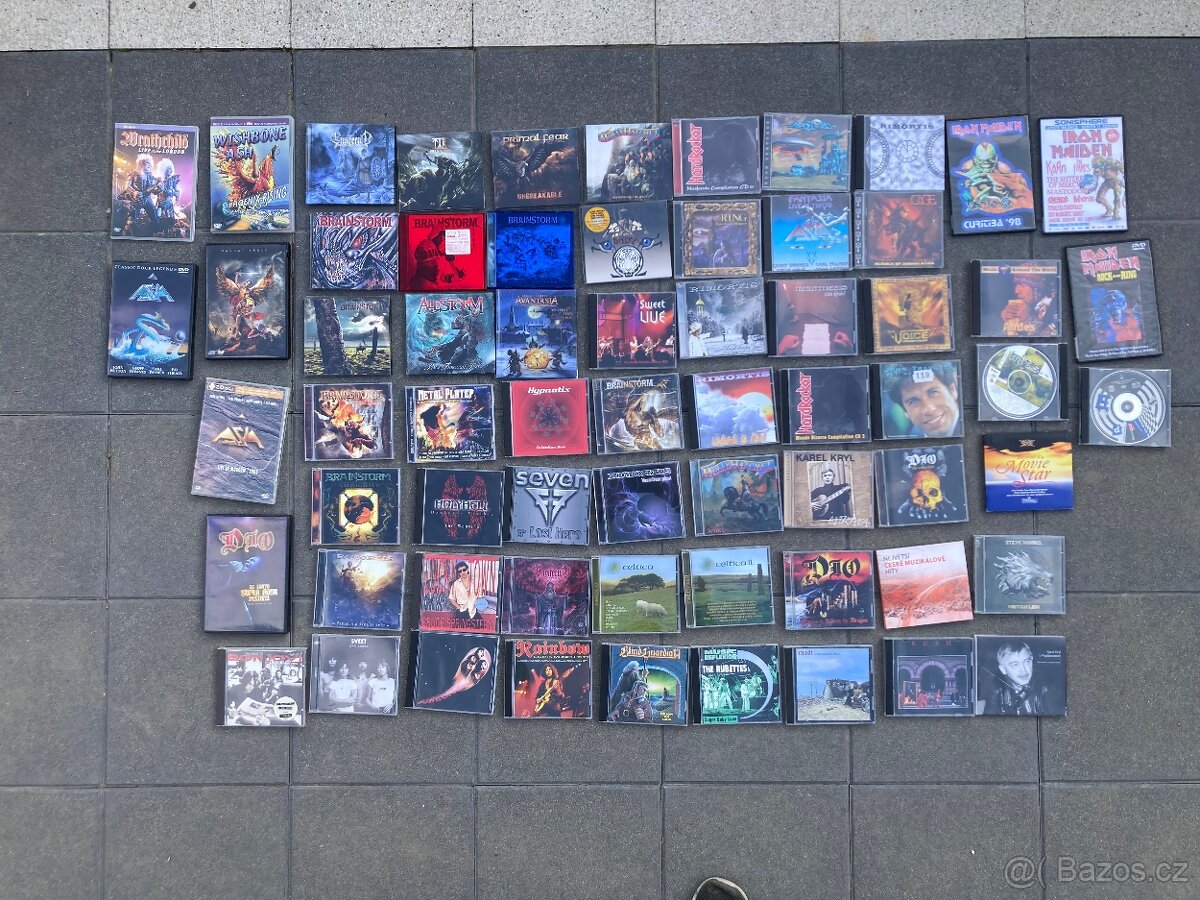 Rockové Metalové cd a dvd