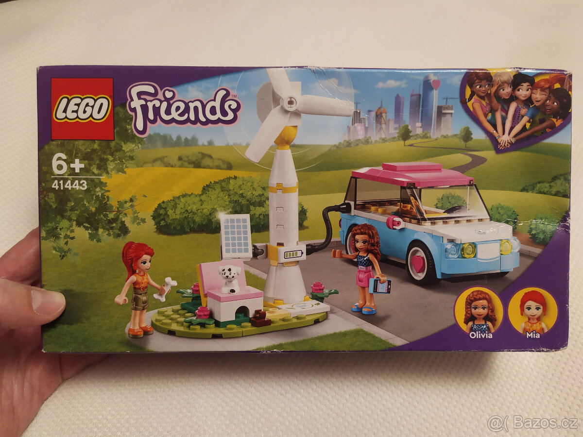 Nové lego Friends 41443 Olivia a její elektromobil