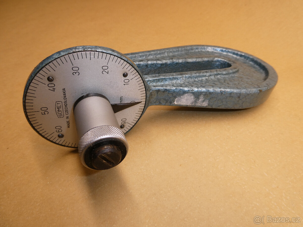 Mikrometr na plech třmenový