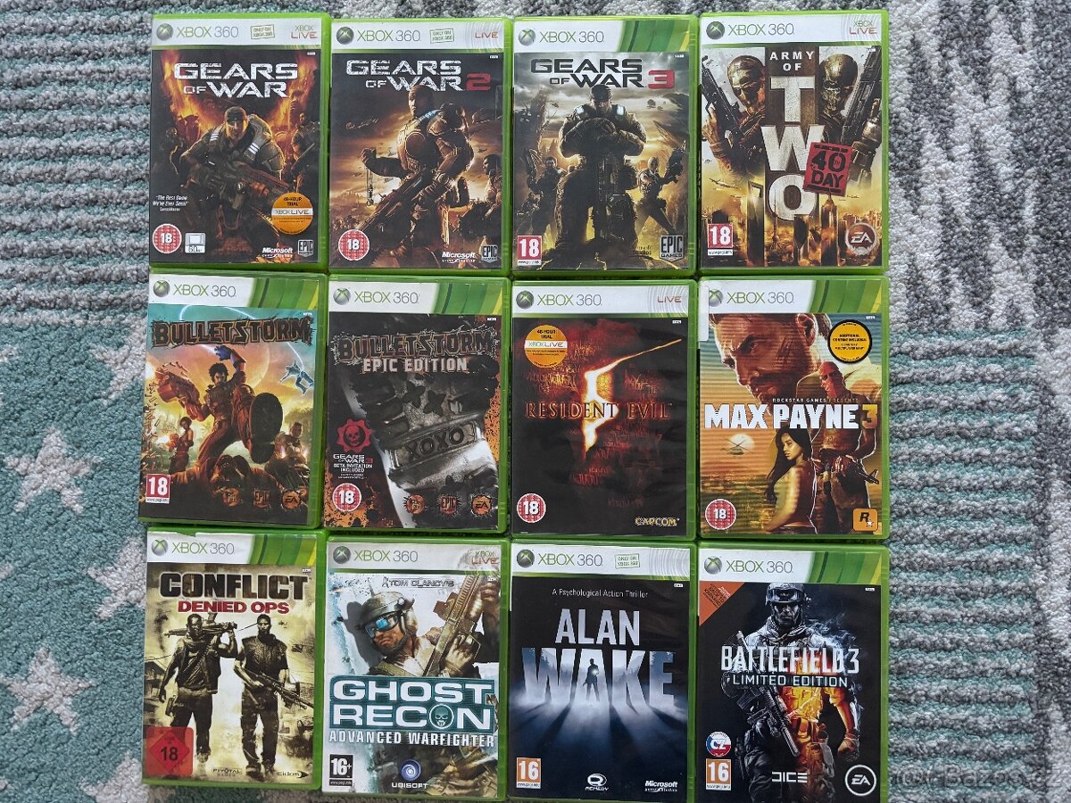 Prodám hry na XBOX 360