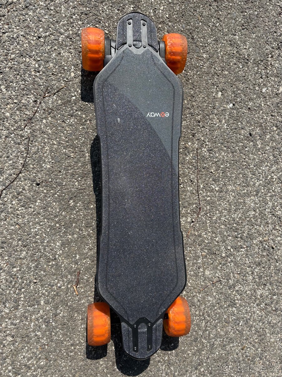 Elektrický longboard Exway flex pro, zachovalý