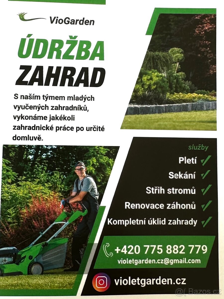 Údržba a realizace zahrad