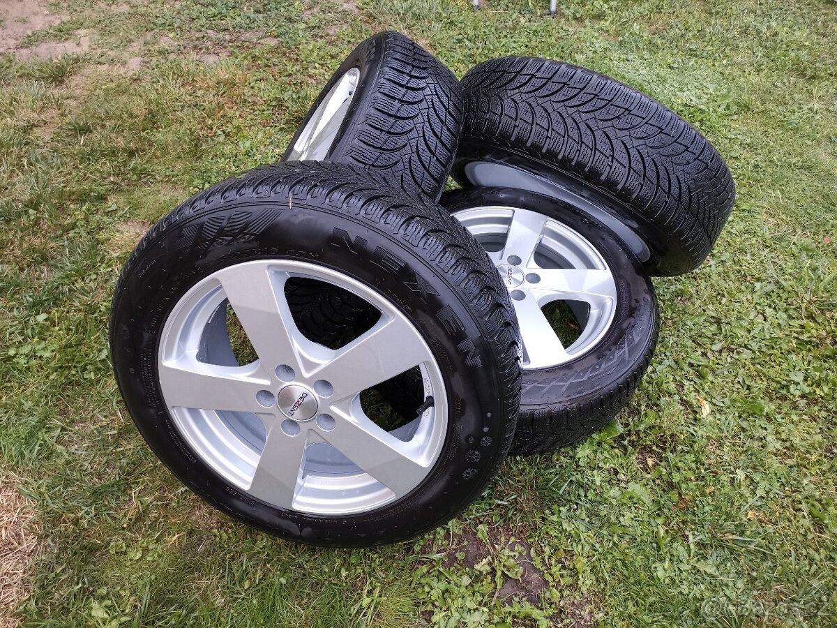 ALU DEZENT 5x100 195/60R16 4x7,5mm zimni