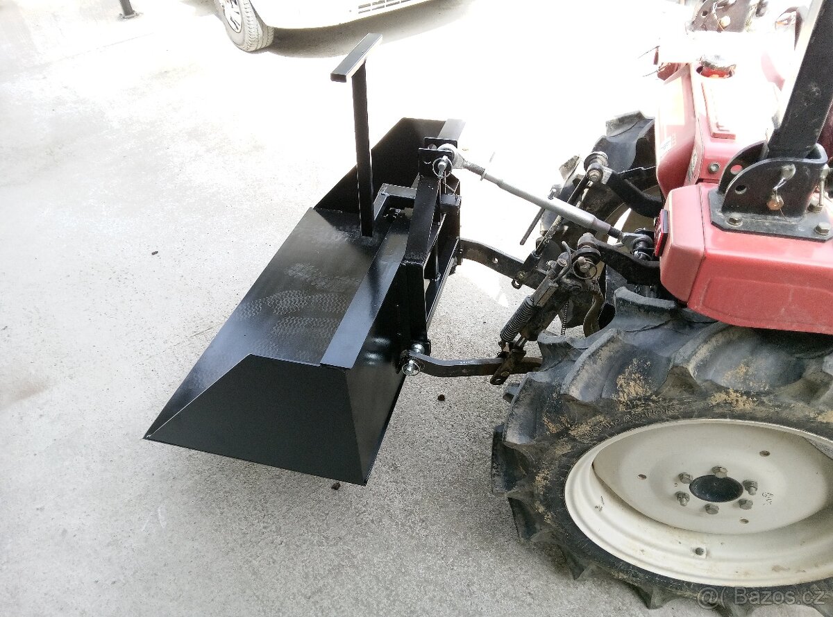 Lžíce, lopata, radlice za malotraktor do tří bodu 110cm