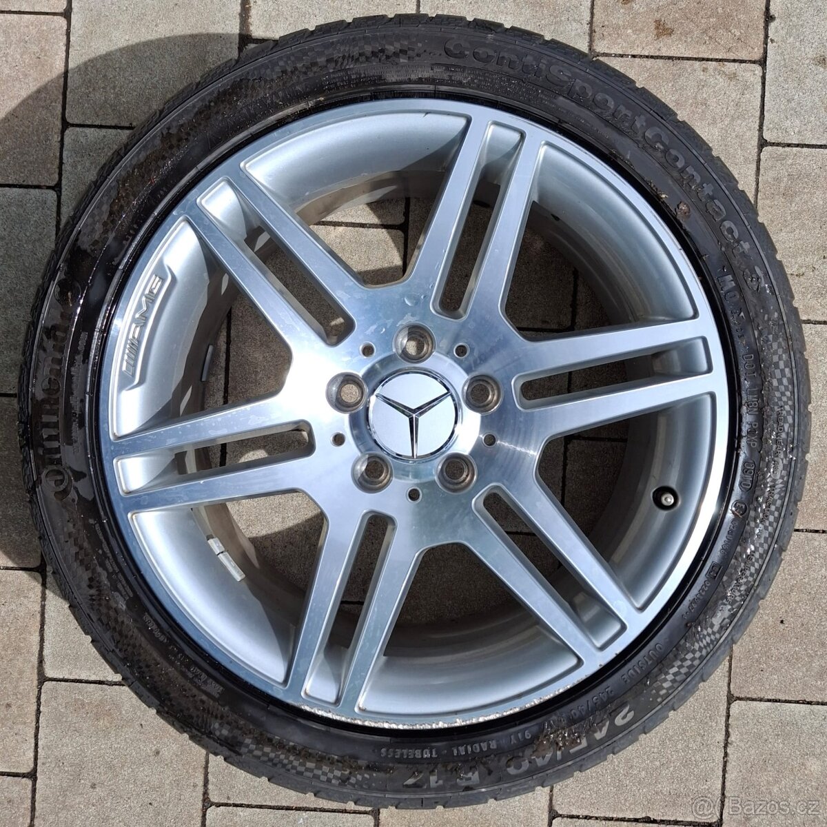 17" mercedes amg alu sada letní pneu