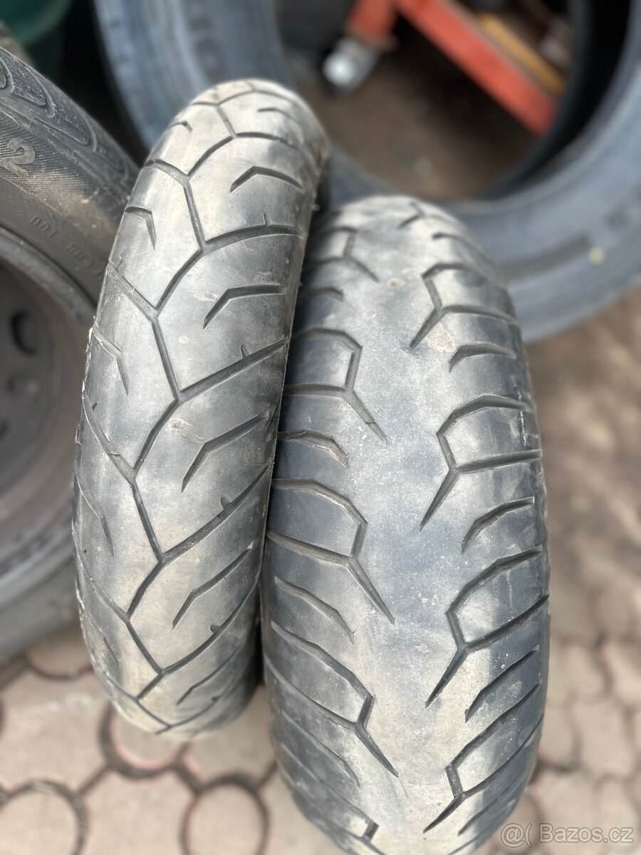 Pneu 180/55 R17 zadní a 120/70 R17 pření