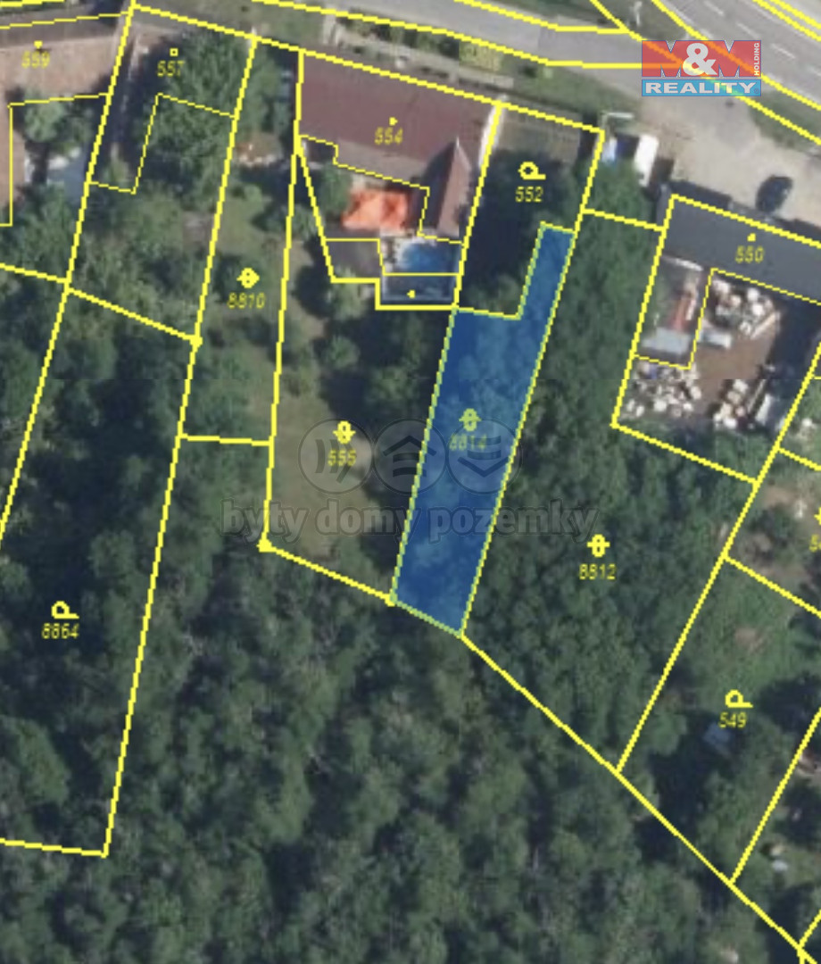 Prodej zahrady, 385 m², Oleksovice