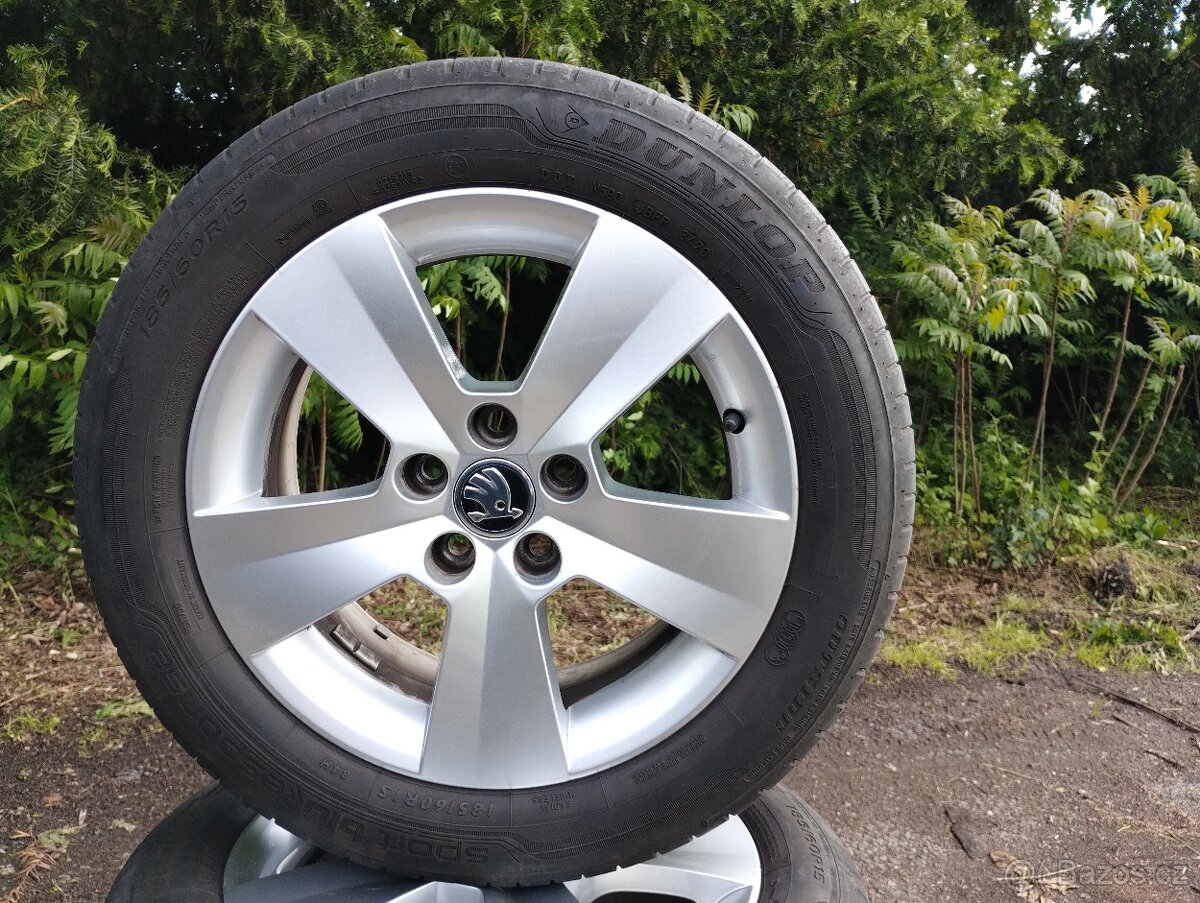 Originál ALU kola Škoda Rapid / Fabia R15
