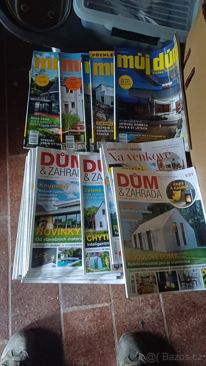 muj dum knihy a časopisy