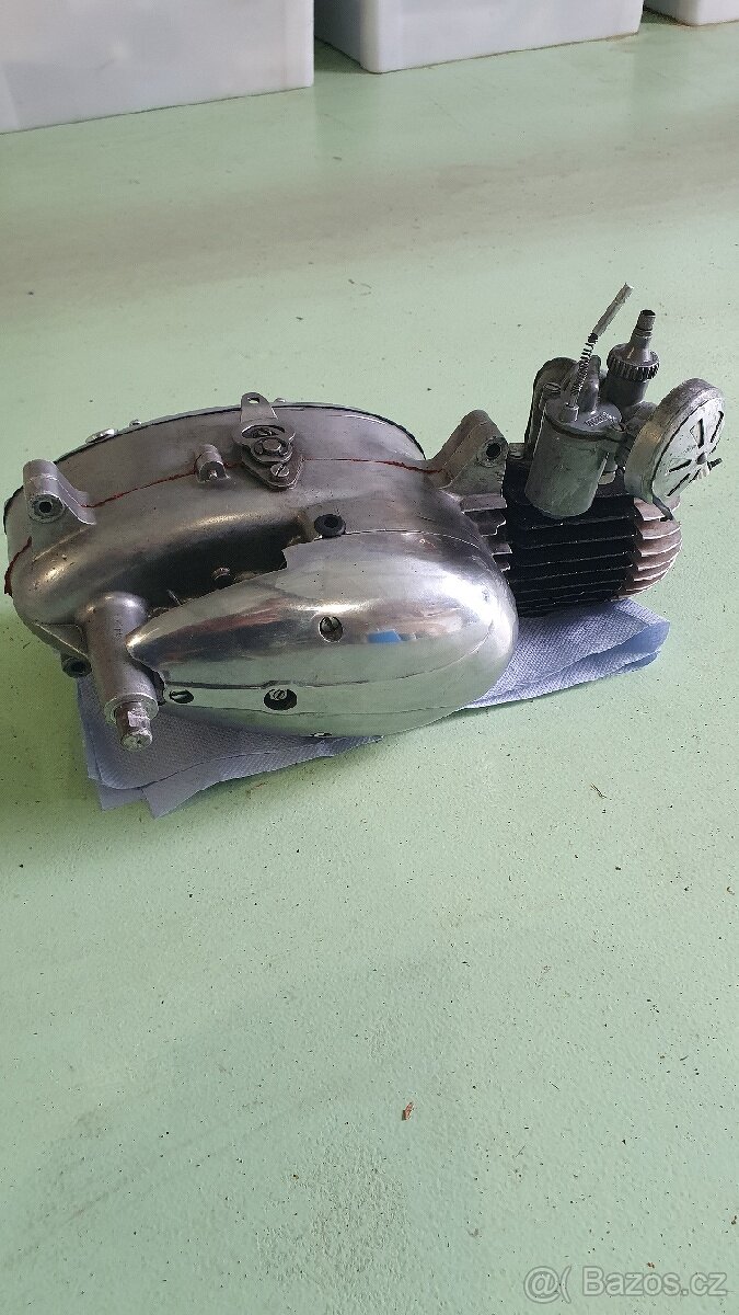 Motor Jawa 50 po GO cestovní úprava