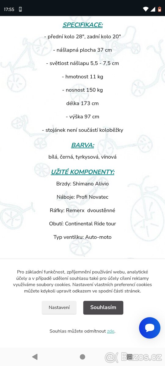 Koloběžka MIBO GT