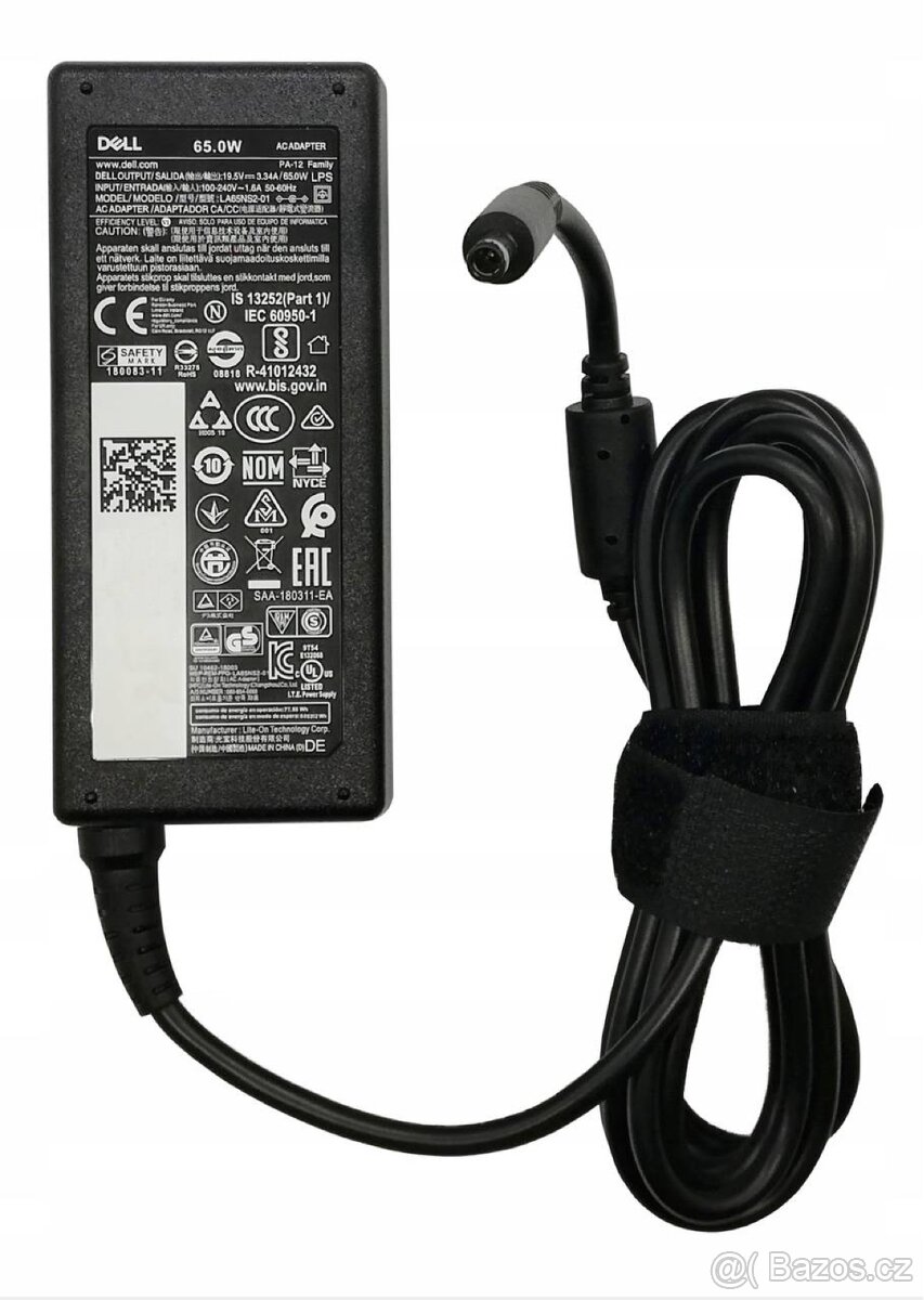 Adapter DELL 65W 19.5V 3.34A Nabíječka Velký výprodej ✅
