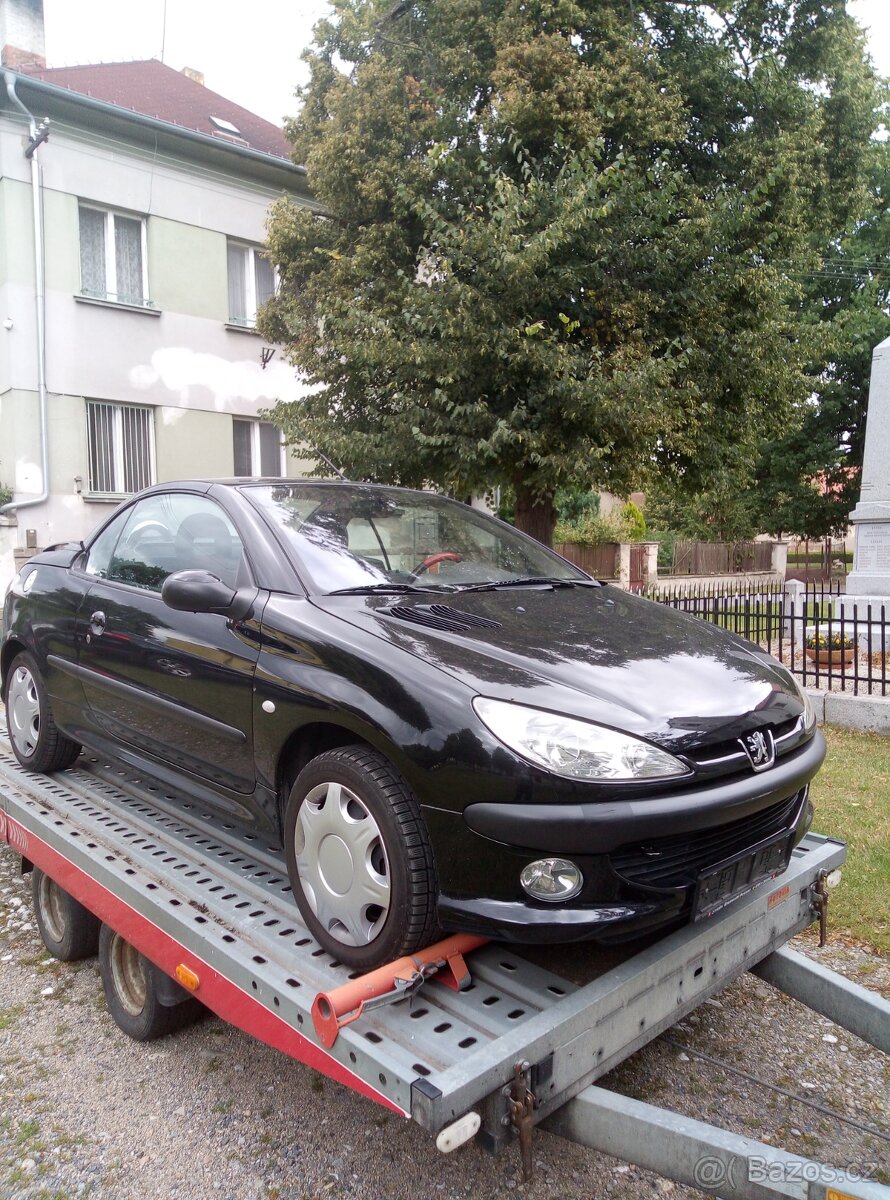 Peugeot 206cc 1.616v 80kw rok 2002 Platimum