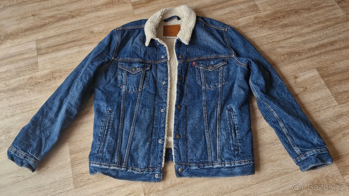 Zateplená džínová bunda Levis L