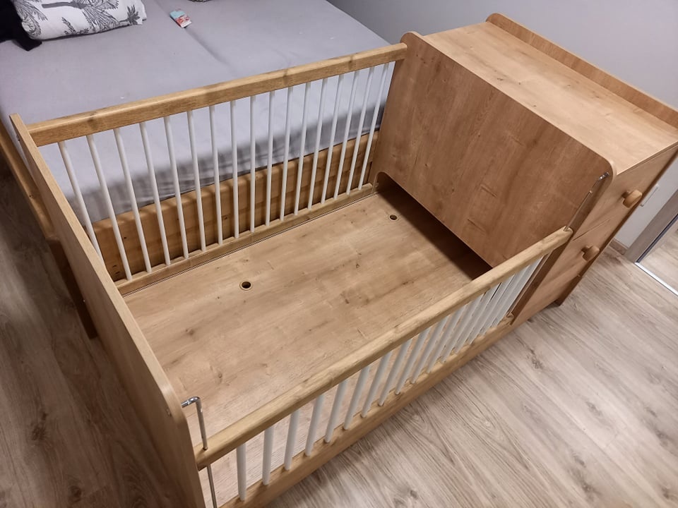 Rostoucí postýlka Čilek Mocha Baby