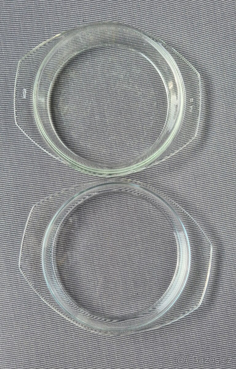 Skleněná poklice SIMAX z pekáče 1,5 l – 2 kusy