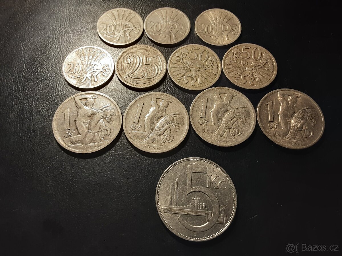 Mince-1.republika 12ks-sbírka