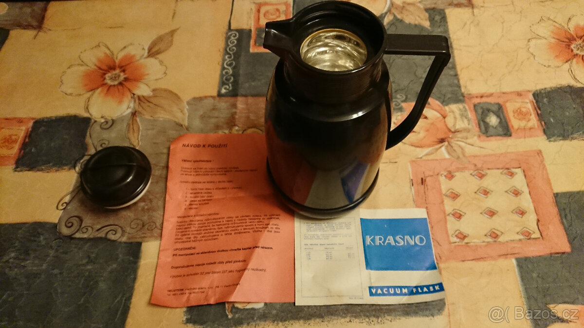 Retro termoska Vsetínské sklárny