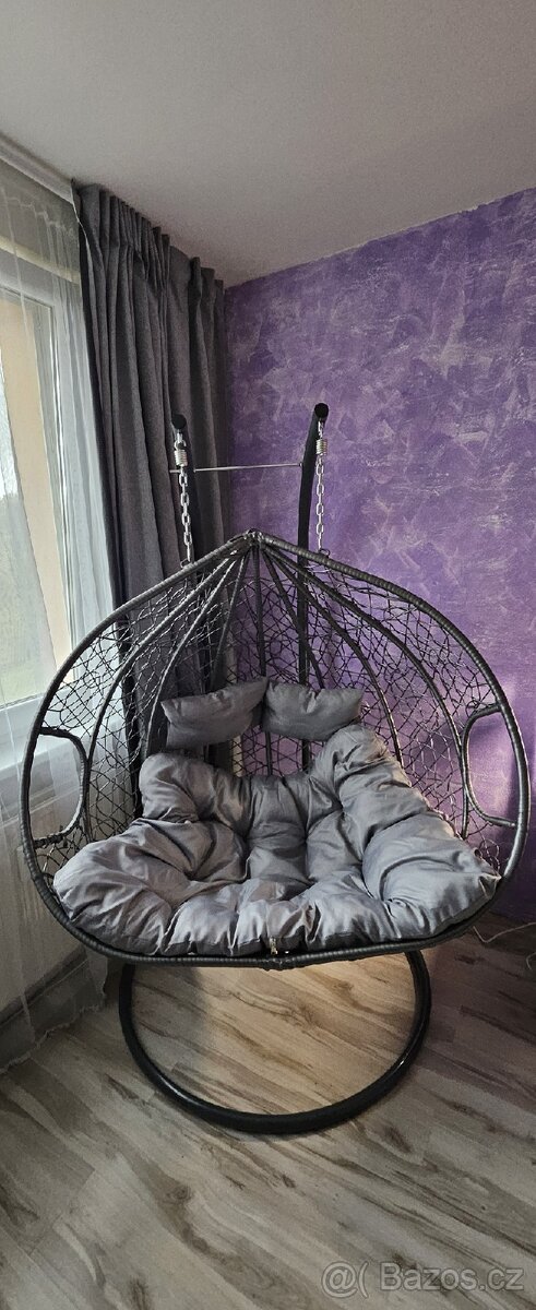 Závěsné křeslo houpací zahradní