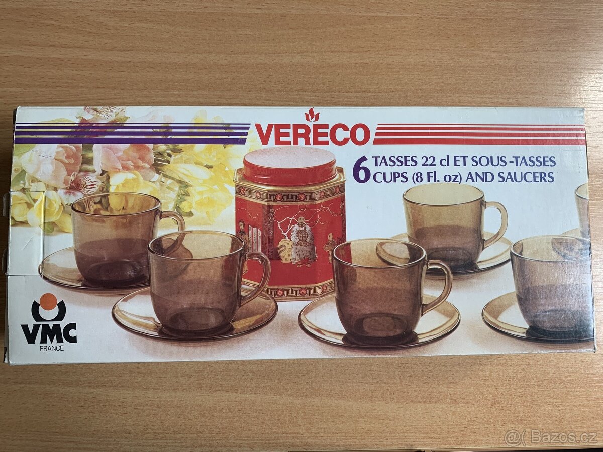 Vereco 6-dilna sada na kavu nebo caj nove