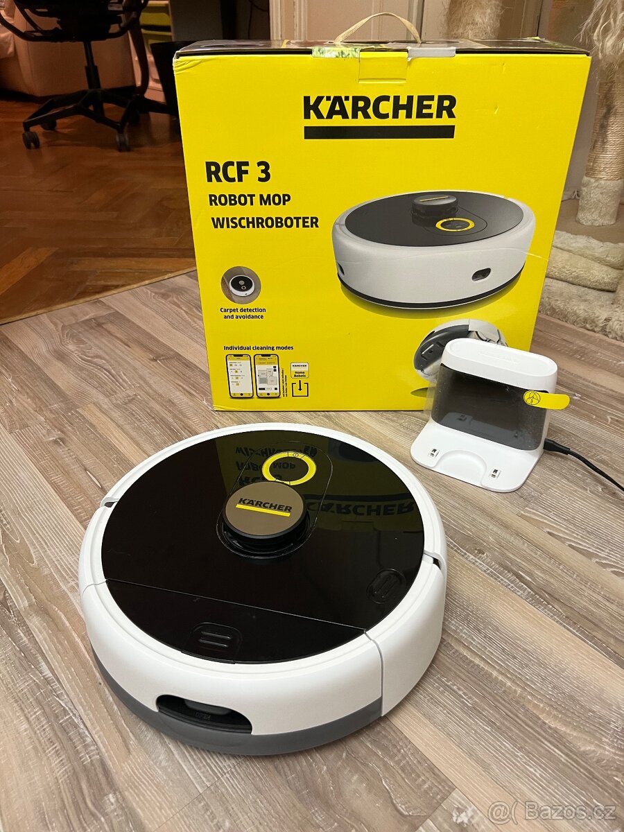 Roboticky mop Kärcher RCF 3 , myčka