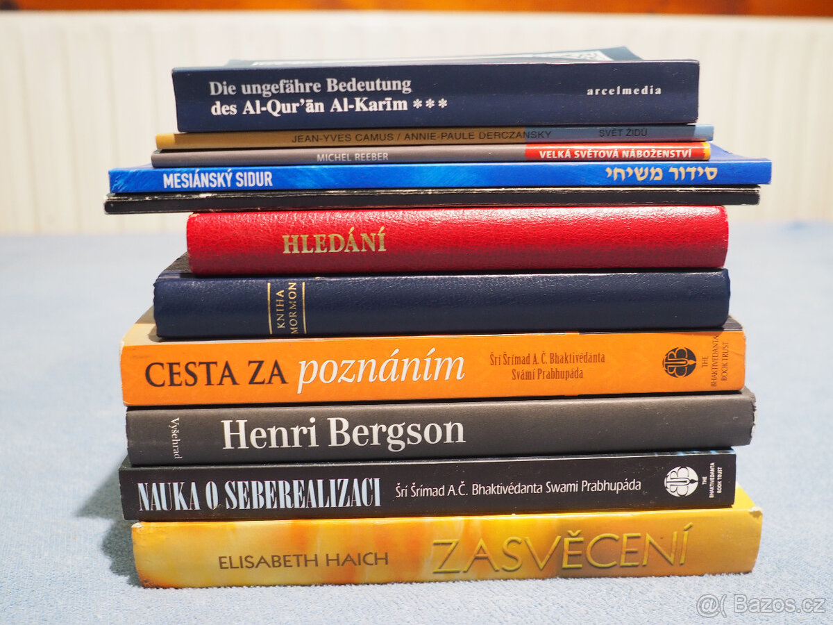 knihy s náboženskou/mystickou tématikou