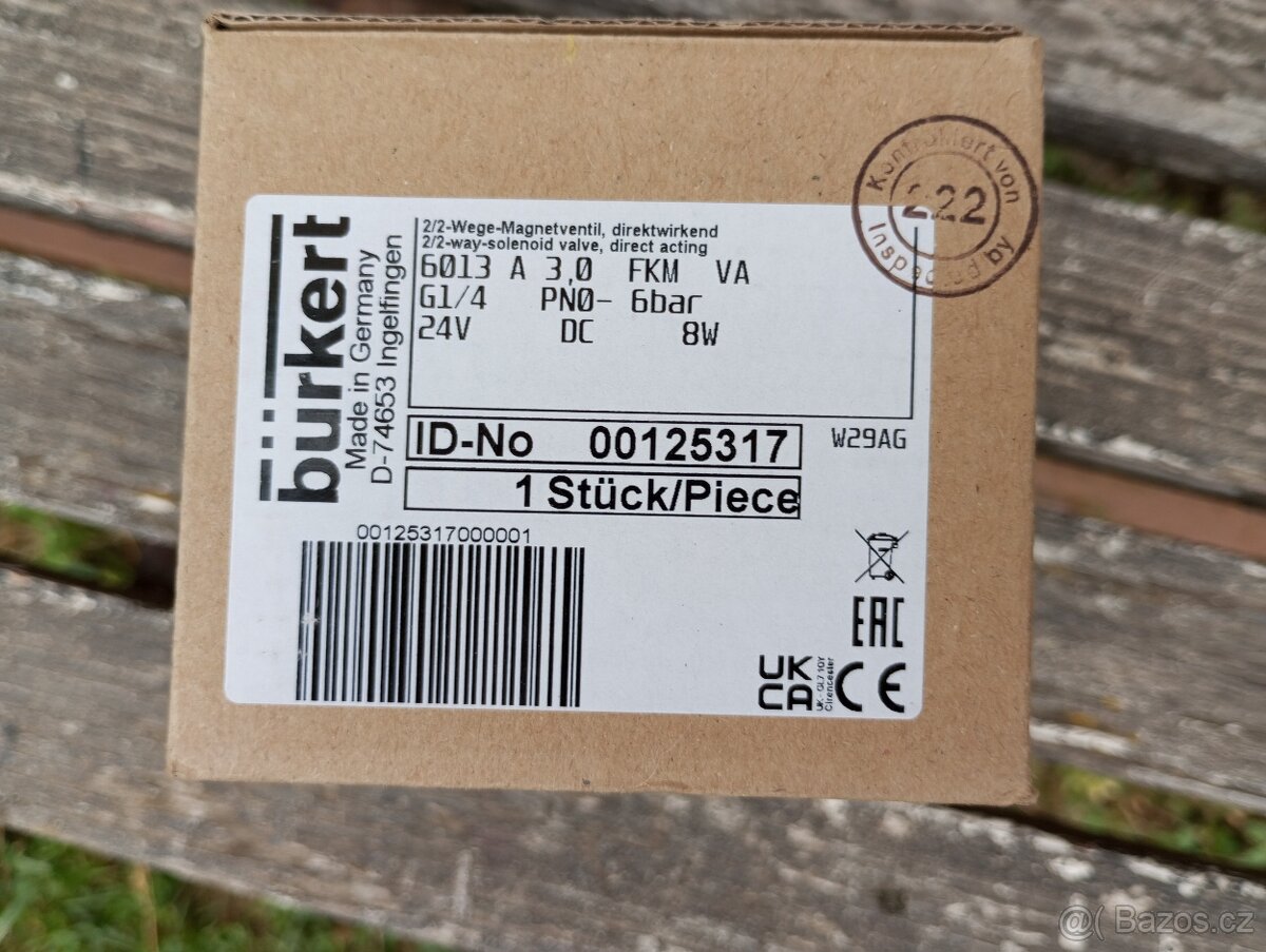 elektromagnetický ventil