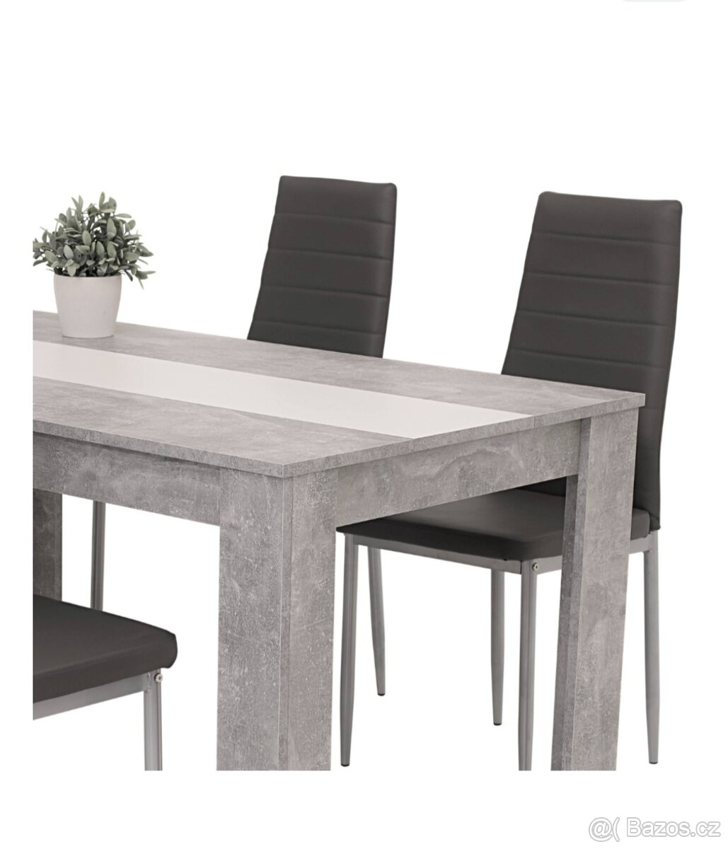 Jídelní stůl odstín beton