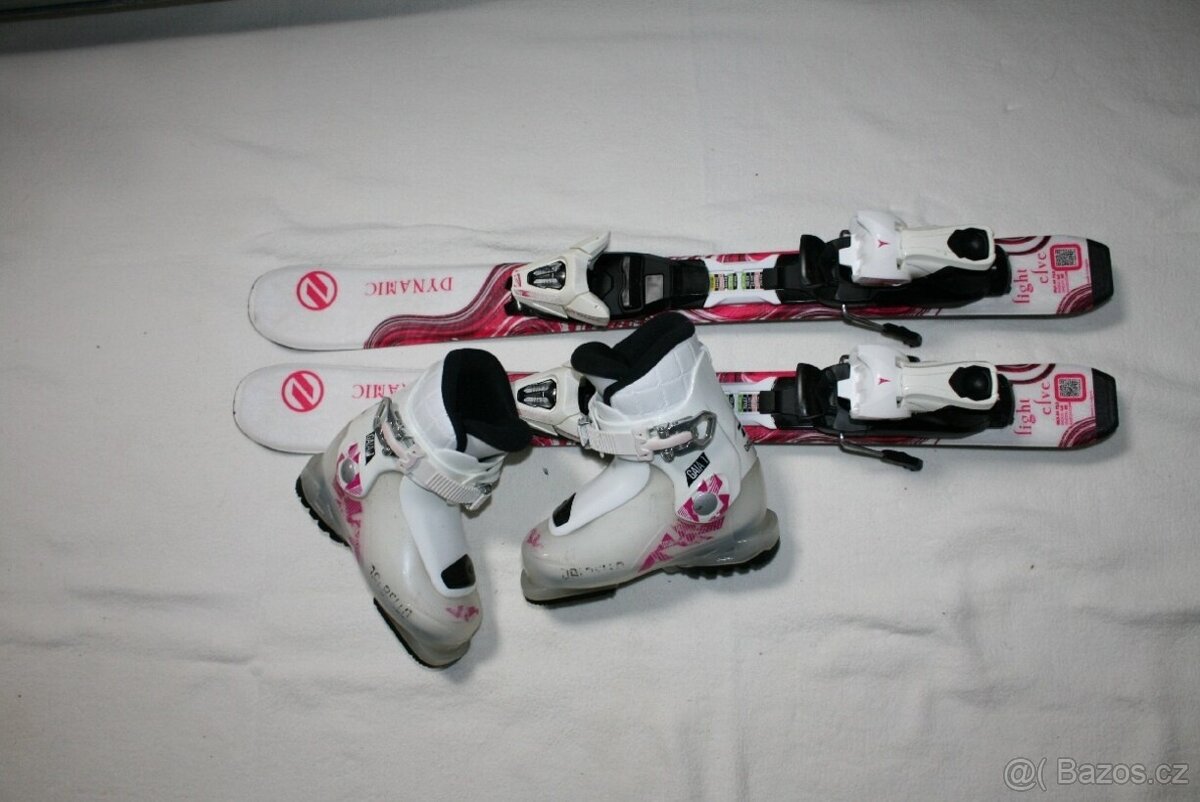 dívčí lyže dynamic Elve 80 cm , lyžaky