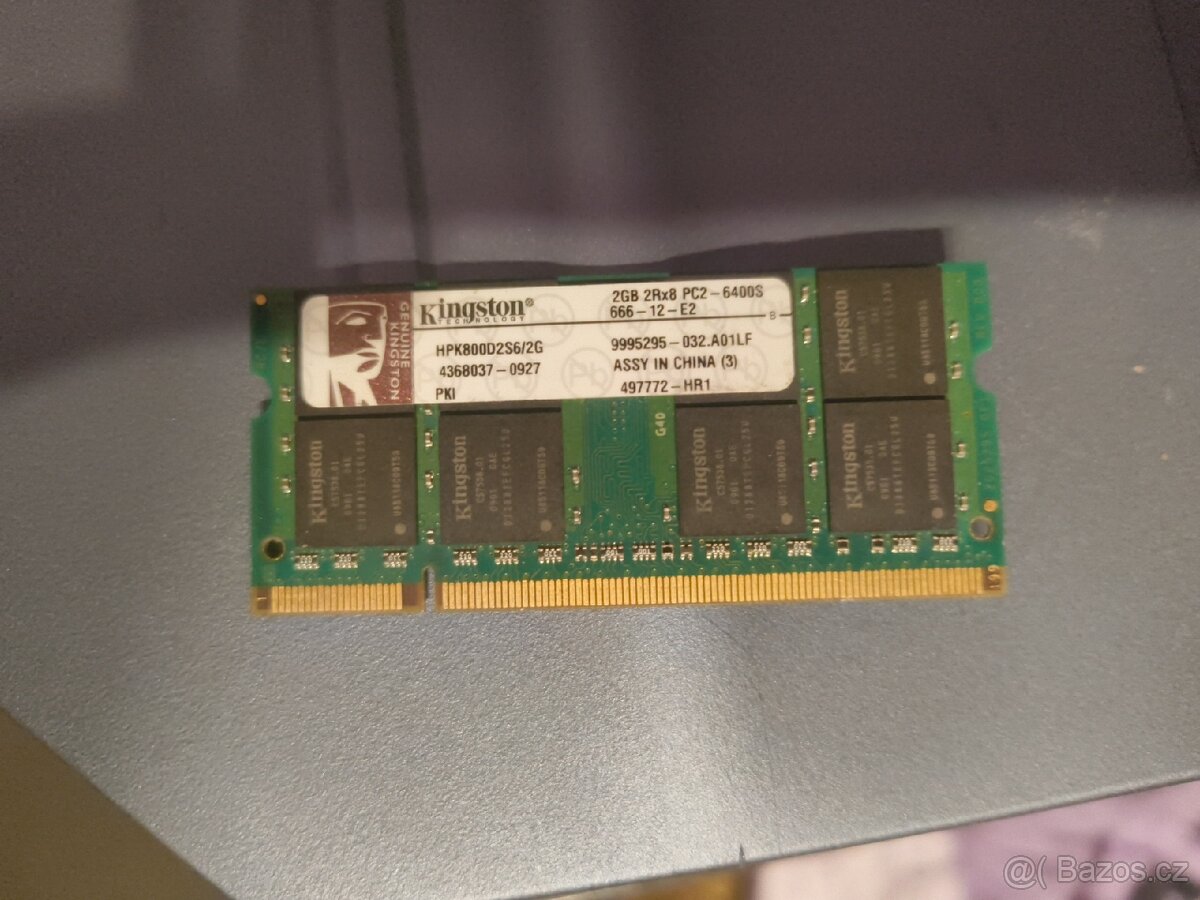Notebooková RAM 2gb ddr2