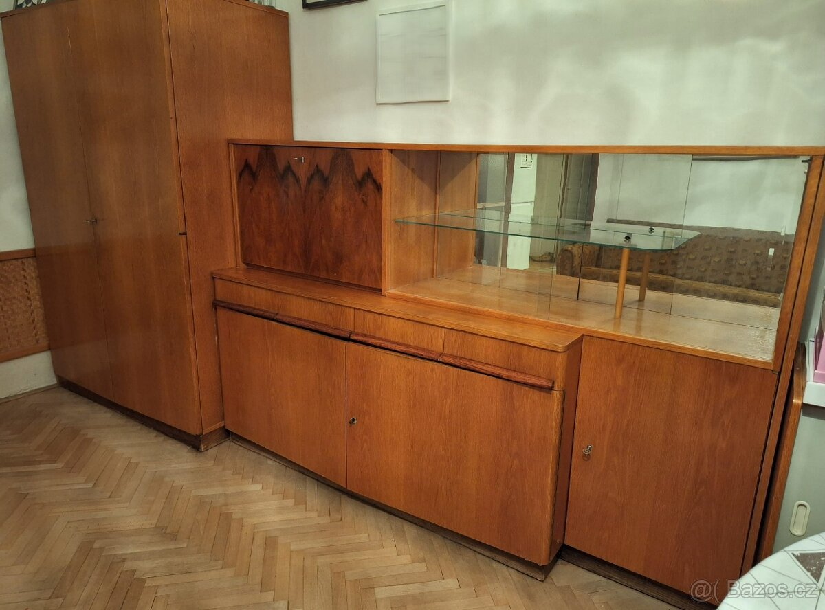 RETRO Sekretář a skříň