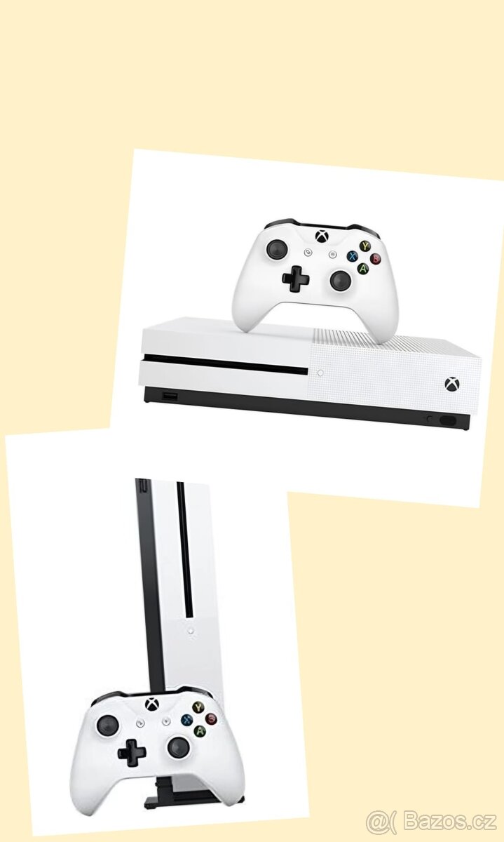 Set XBOX ONE S + 2 ovladače + Nabíjecí adaptér