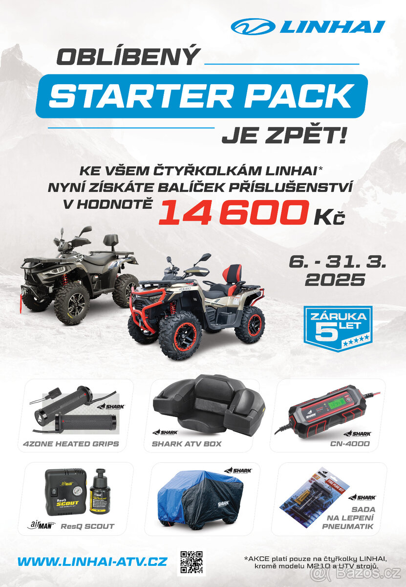 Linhai Landforce 650L EPS 4x4 - Doplňky za 15 tis. ZDARMA