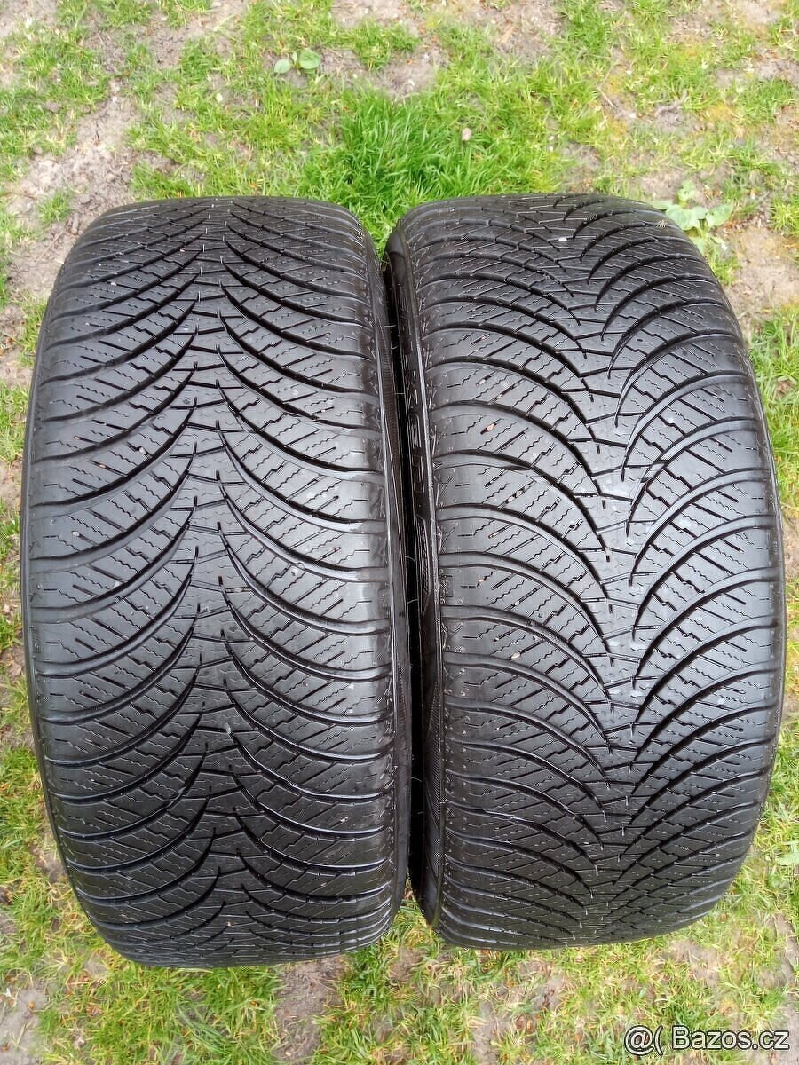 2 celoroční pneumatiky Falken 195/45/16 6,5mm