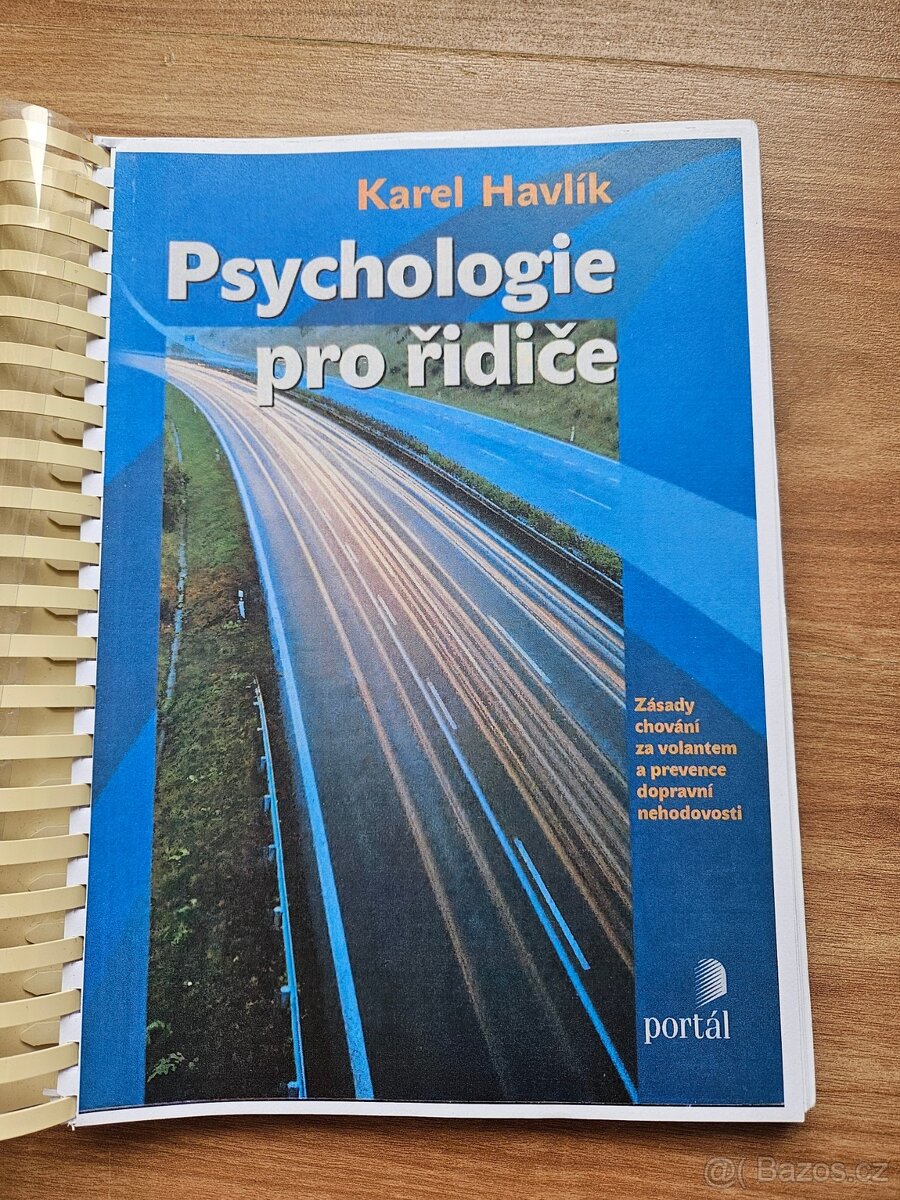 Psychologie pro řidiče, autor Havlík