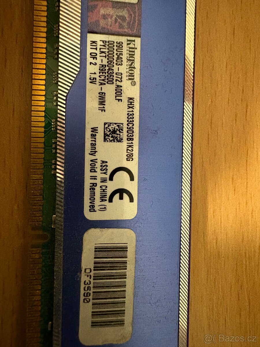 Kingston hyper X 8 gb
