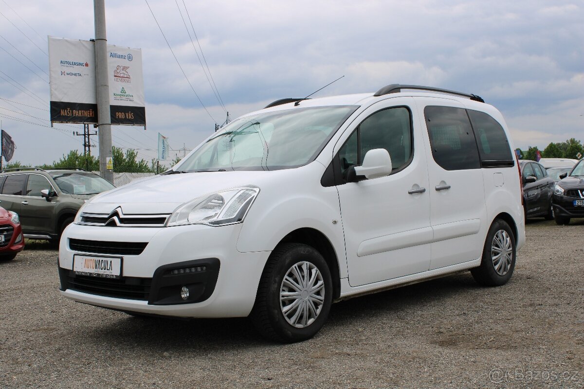 Citroën Berlingo 1,6VTi 88KW, 2.maj., ČR, 5-míst, r.v. 2016