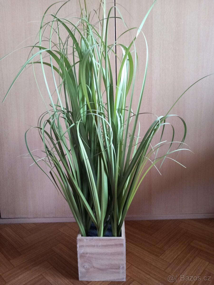 dekorace umělá květina výška cca 70 cm KIK nová
