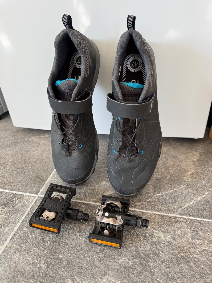 Prodám boty a pedály SHIMANO SPD