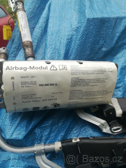 Prodam stropni airbagy + spolujezdcuv airbag VW Golf 5