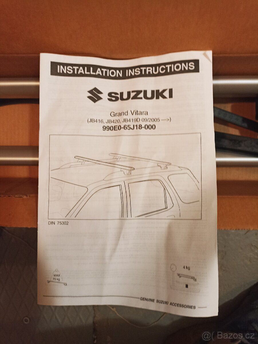 Příčníky na auto.